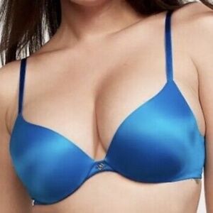 Victoria's Secret So Obsessed Blue Push-Up Bra
